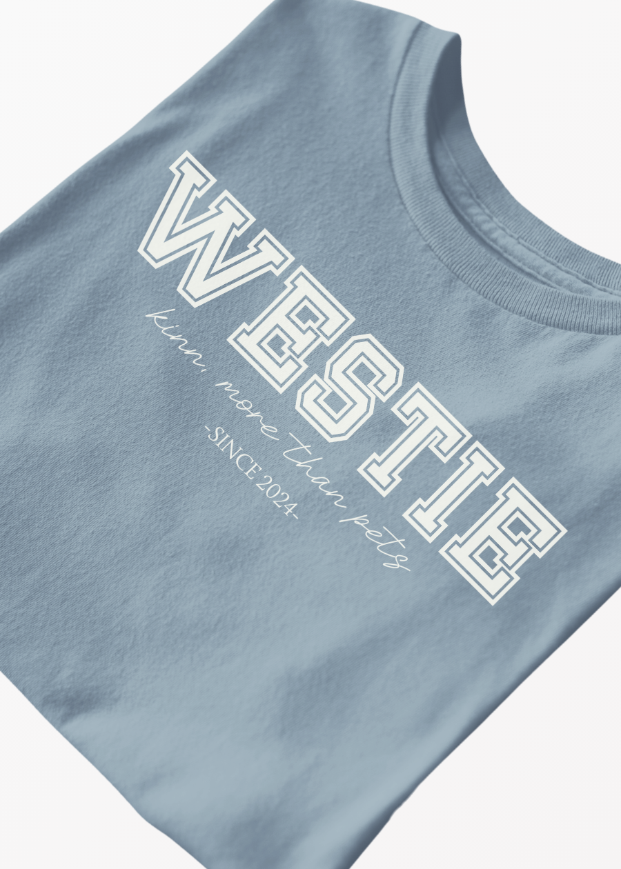 Polera font Westie