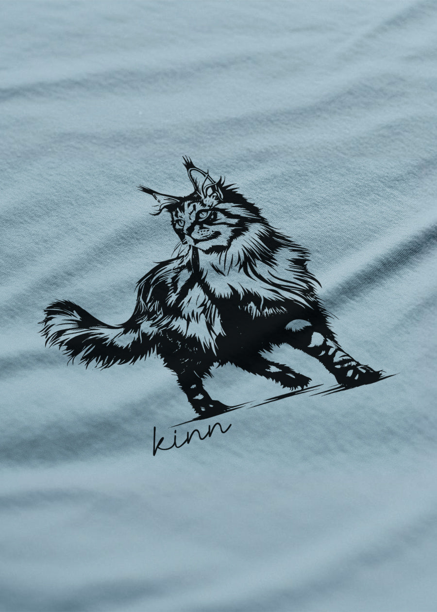 Polera Pencil Gato Maine Coon