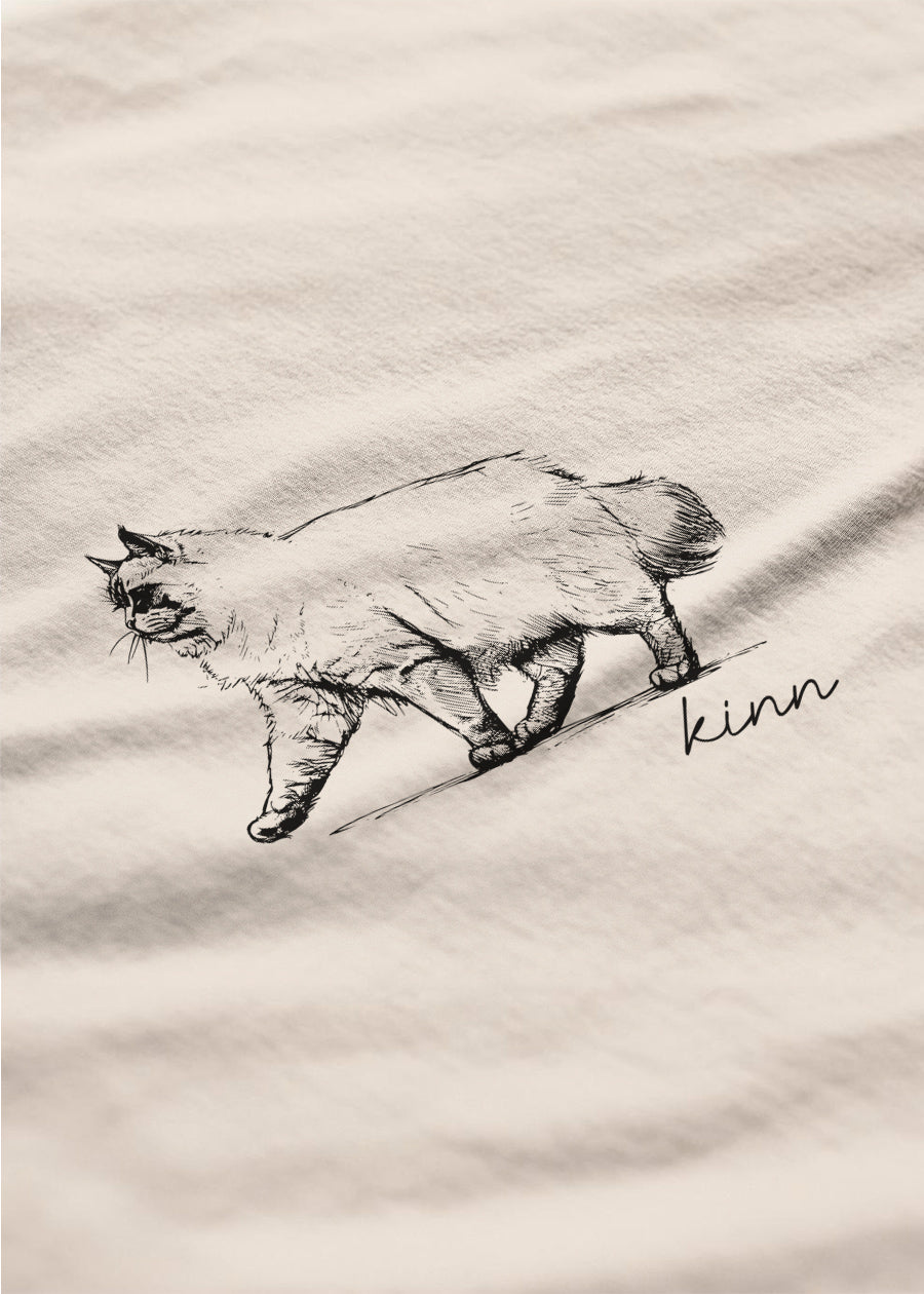 Polera Pencil Gato Ragdoll
