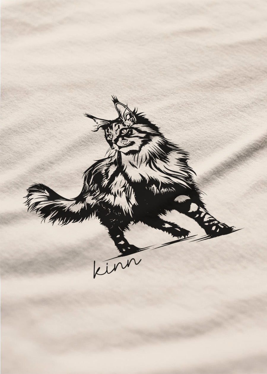 Polera Pencil Gato Maine Coon