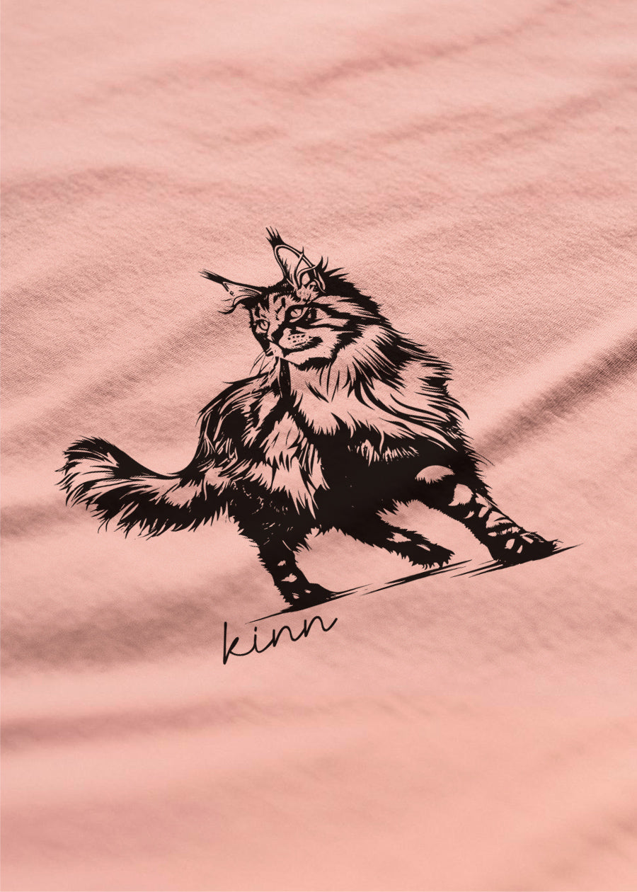 Polera Pencil Gato Maine Coon