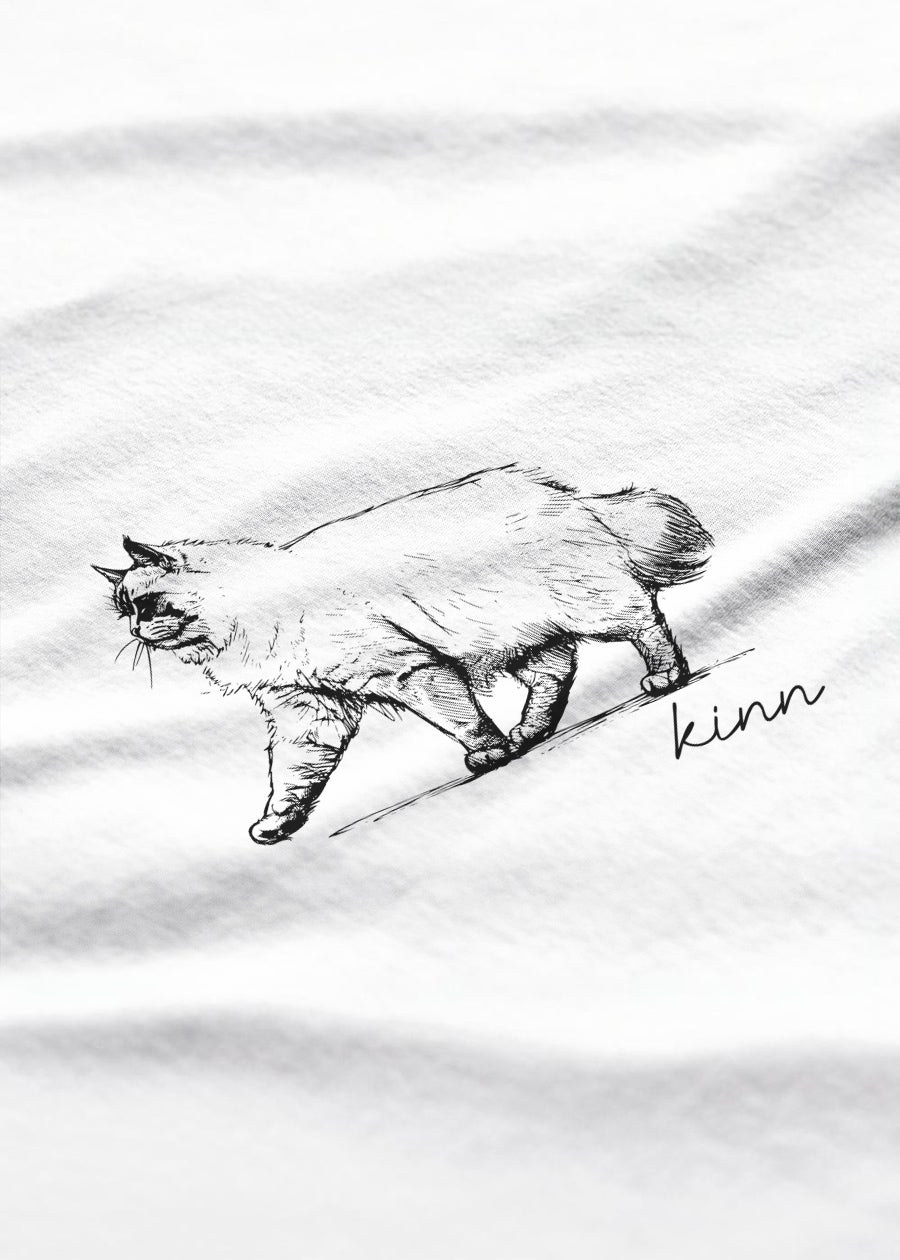 Polera Pencil Gato Ragdoll