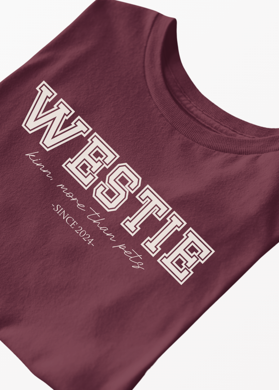 Polera font Westie