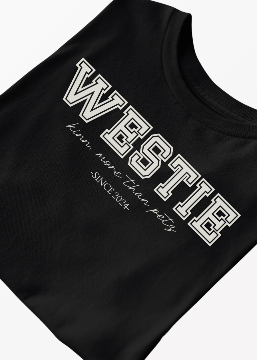 Polera font Westie