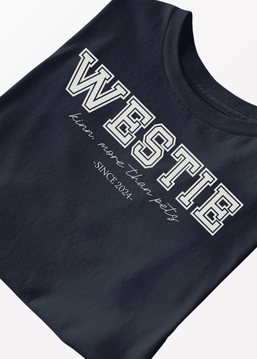 Polera font Westie